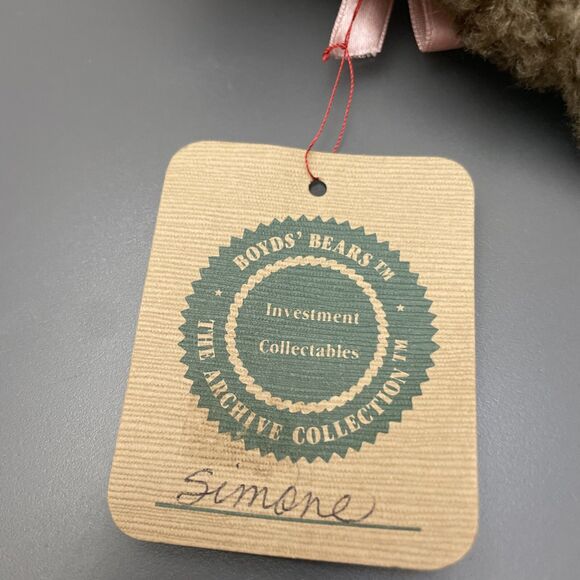 Boyds Bears Archive Collection Simone w/Bearware Hat, Original Tags, Fully Joint - Picture 7 of 10